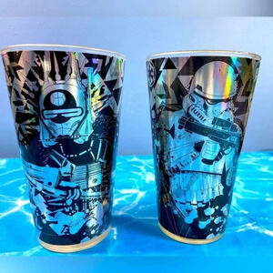 Star Wars - 2 Pc. Laser Decal Glass  Set / Pint Glasses ✨